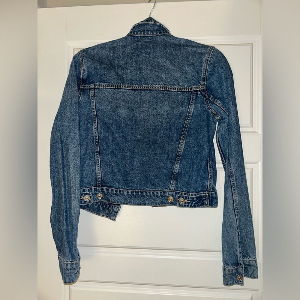 PAIGE Women's Classic Blue Jean Jacket - Picture 2 of 3